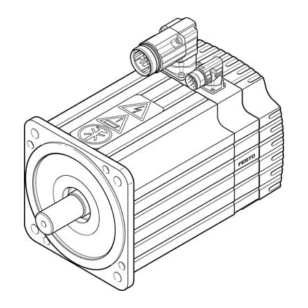 Festo Servo Motor EMMS-AS-190-MK-HS-ARB-S1 EMMS-AS-190-MK-HS-ARB-S1